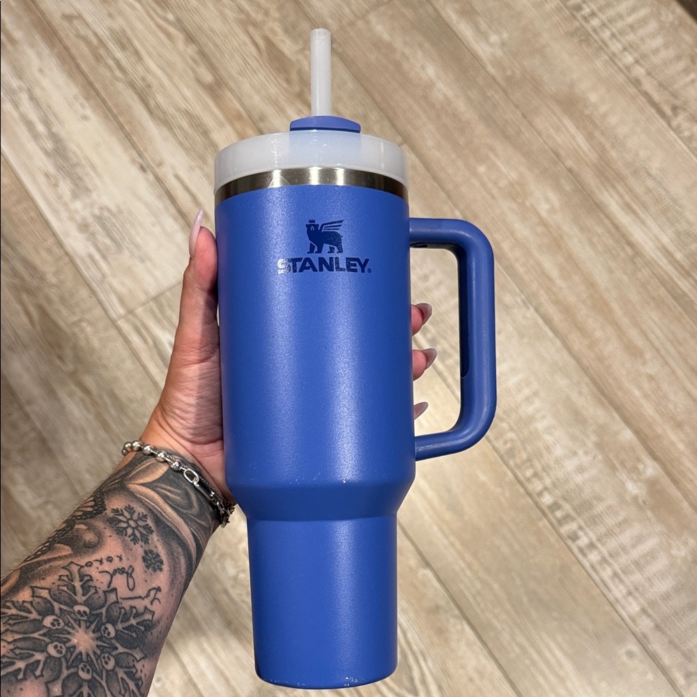 40oz Stanley Blue Insulated Tumbler with Handle